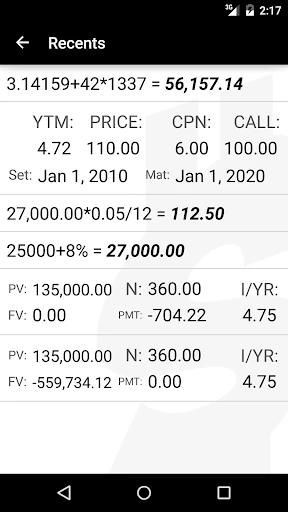 10bii Financial Calculator screenshot