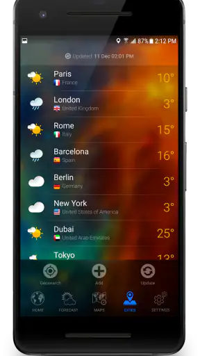 3D EARTH - weersvoorspelling screenshot