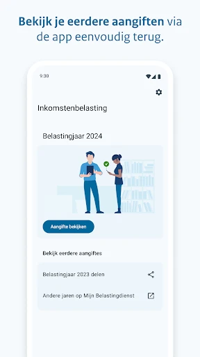 Aangifte Inkomstenbelasting screenshot