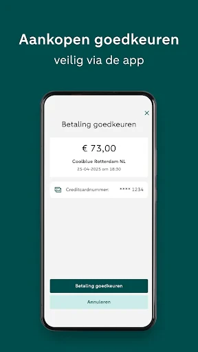 ABN AMRO Creditcard screenshot