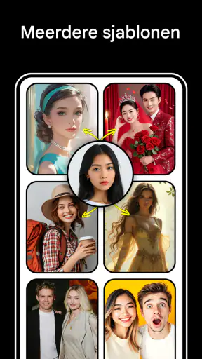 AI Gezich wissel: Foto editor screenshot