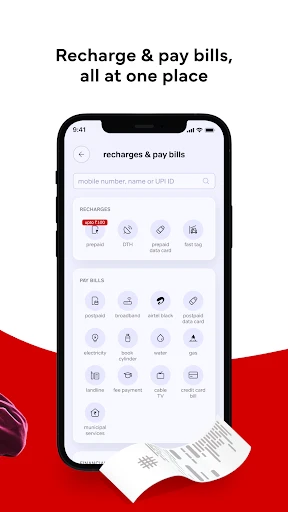 Airtel Thanks: Recharge & Bank screenshot