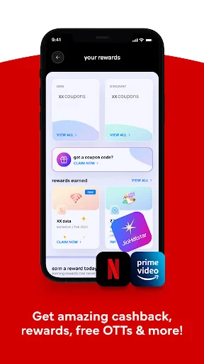 Airtel Thanks: Recharge & Bank screenshot
