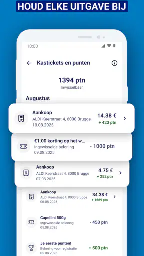 ALDI België screenshot