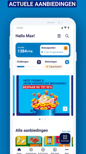ALDI België screenshot