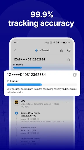 ALLES-IN-ÉÉN PAKKET TRACKING screenshot