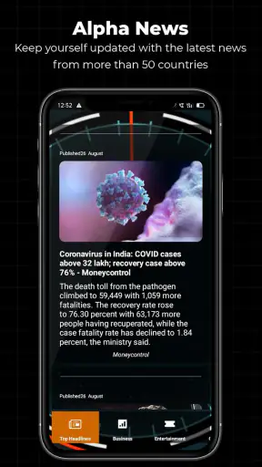 Alpha Hybrid Launcher 4D-thema screenshot