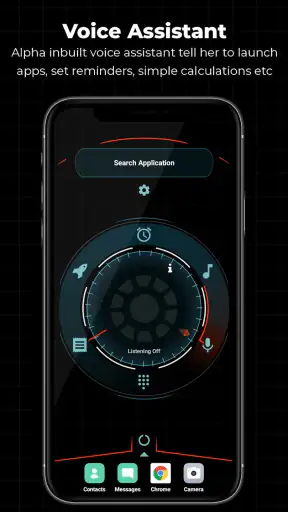 Alpha Hybrid Launcher 4D-thema screenshot
