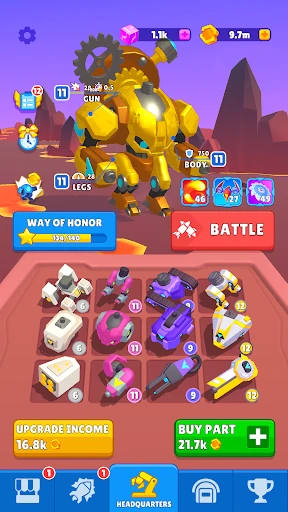 Armored Robots: Mech Wars PvP screenshot