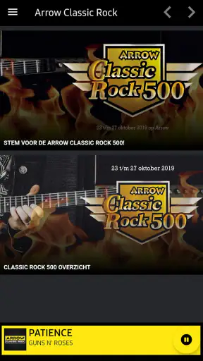 Arrow Classic Rock screenshot