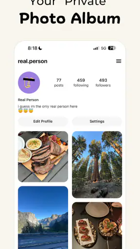 Aspect: AI-Only Social Media screenshot
