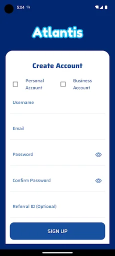 AtlantisCEX screenshot