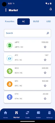 AtlantisCEX screenshot