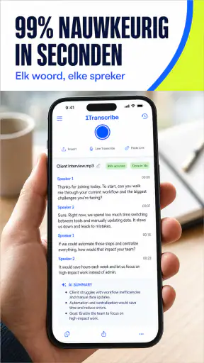 Audio naar Tekst Omzetten screenshot