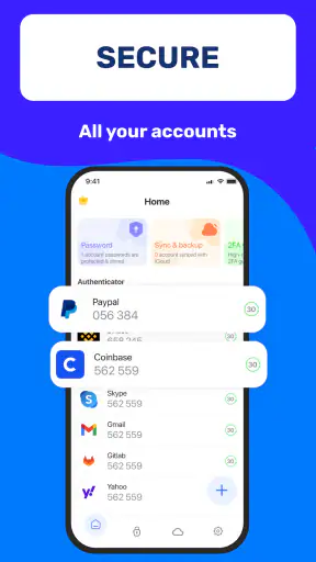 Authenticator screenshot