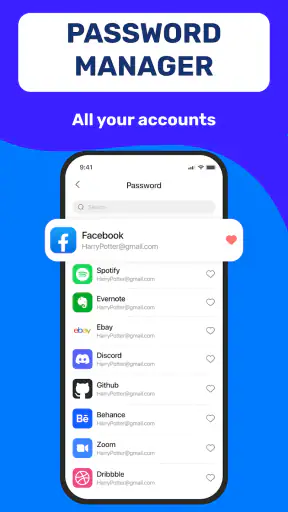 Authenticator screenshot
