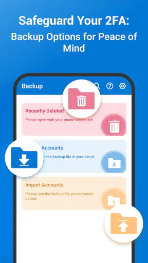Authenticator-app - 2FA screenshot