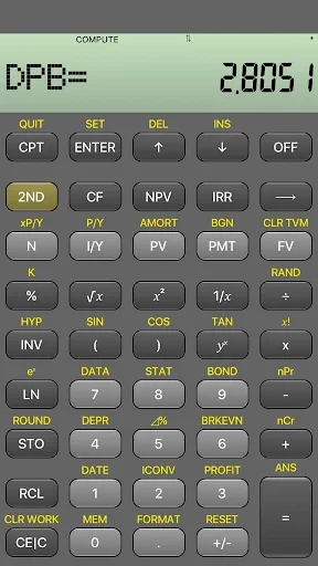 BA Financial Calculator PRO screenshot