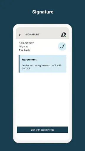 BankID security app screenshot