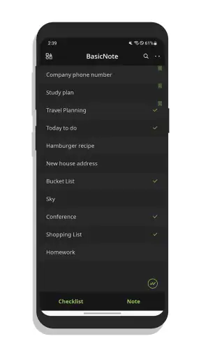 BasicNote: Simpele Notities screenshot
