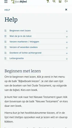 Basis Bijbel screenshot