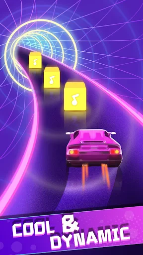 Beat Car Racing edm muziekspel screenshot