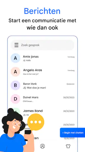 Berichten screenshot