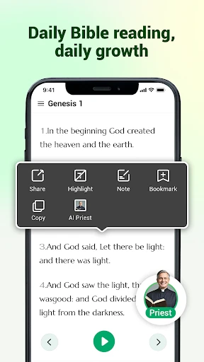 Bible - Pray + Verse + Audio screenshot