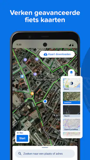 Bikemap: Fietsnavigatie & GPS screenshot