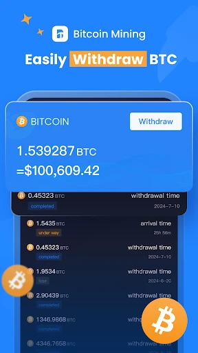 Bitcoin mining - Miner NFT screenshot