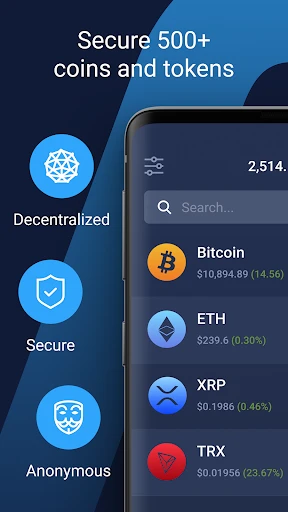 Bitcoin Wallet Crypto Ethereum screenshot