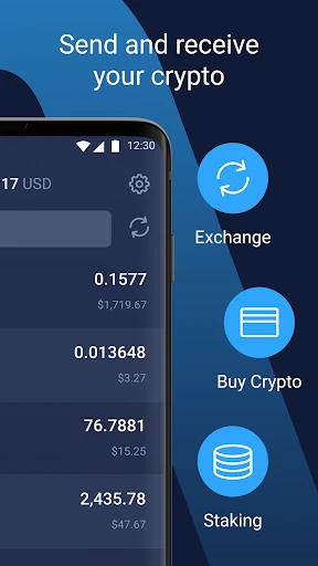 Bitcoin Wallet Crypto Ethereum screenshot