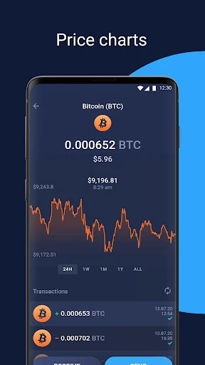 Bitcoin Wallet Crypto Ethereum screenshot