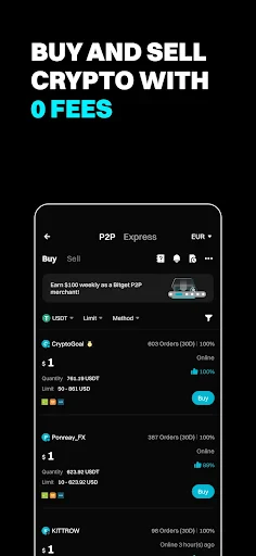 Bitget - Buy & Sell Crypto screenshot