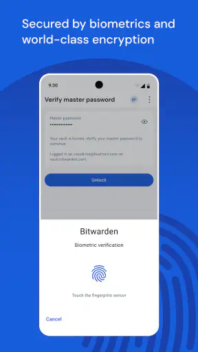 Bitwarden - Wachtwoordbeheer screenshot