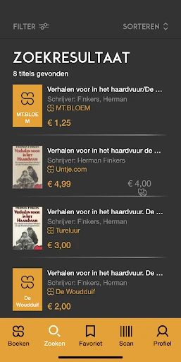 Boekwinkeltjes screenshot