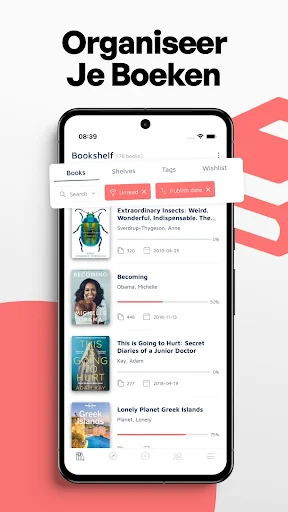 Bookshelf-Your virtual library screenshot