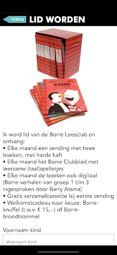 Borre Leesclub screenshot