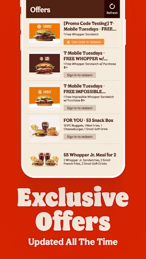 Burger King screenshot