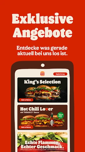 Burger King Deutschland screenshot