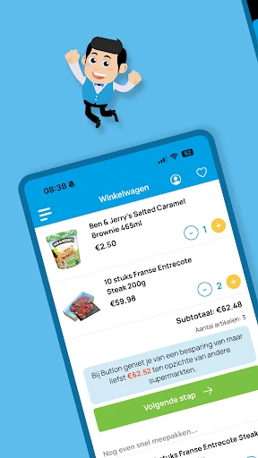 Butlon boodschappen screenshot