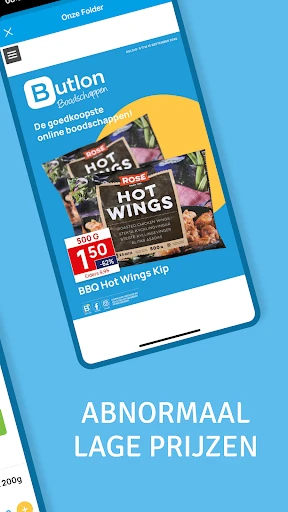 Butlon boodschappen screenshot