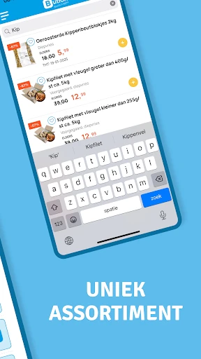 Butlon boodschappen screenshot