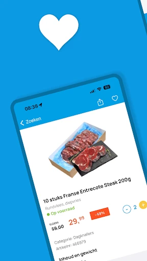 Butlon boodschappen screenshot