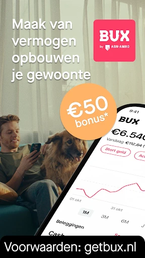 BUX: beleg in aandelen & ETF's screenshot