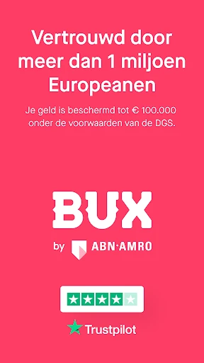 BUX: beleg in aandelen & ETF's screenshot