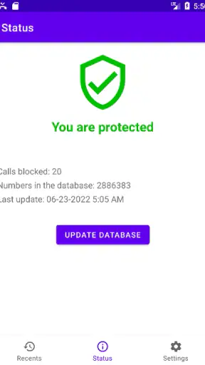 Call Filter screenshot