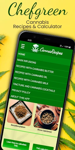 Cannabis Recipes & Calculator screenshot