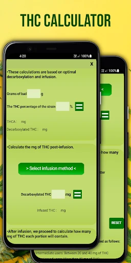 Cannabis Recipes & Calculator screenshot
