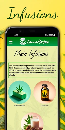 Cannabis Recipes & Calculator screenshot